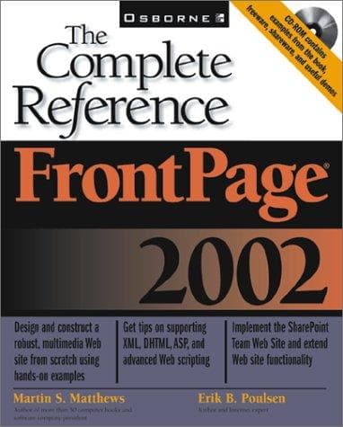 Cover image for FrontPage 2002