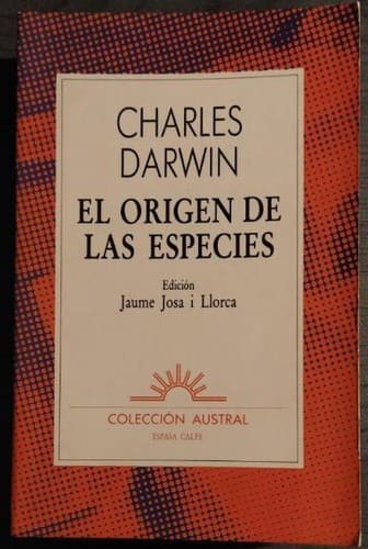 Cover image for El  origen de las especies