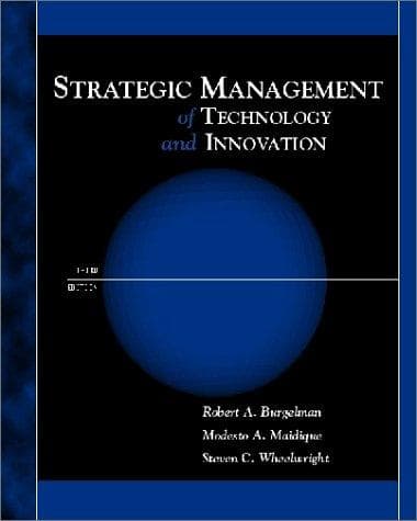 Cover image for Strategic Management of Technology and Innovation