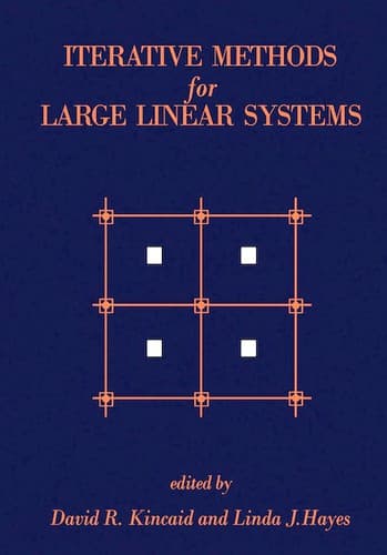 Cover image for Iterative methods for large linear systems