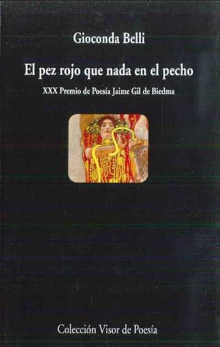 Cover image for El pez rojo que nada en el pecho