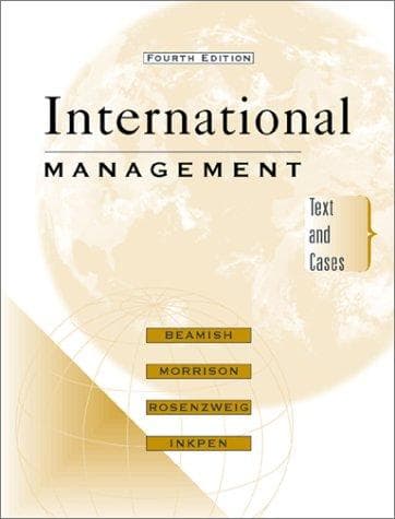 Cover image for International Management with PowerWeb