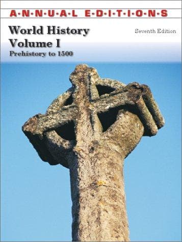 Cover image for World History: Prehistory to 1500 (Annual Editions : World History Vol 1)