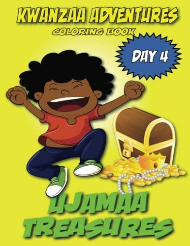 Cover image for Kwanzaa Adventures Coloring Book