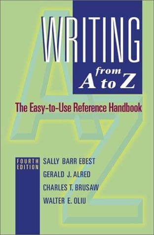 Cover image for Writing from A to Z