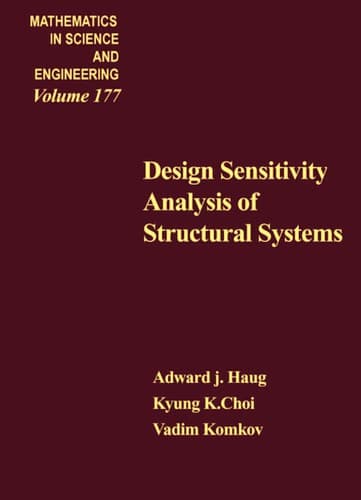 Cover image for Design sensitivity analysis of structural systems