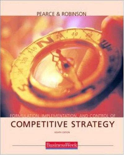 Cover image for Formulation, Implementation and Control of Competitive Strategy with PowerWeb and Business Week card