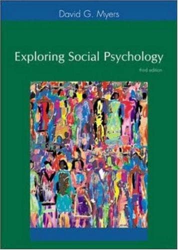 Cover image for Exploring Social Psychology with PowerWeb and Student CD-ROM