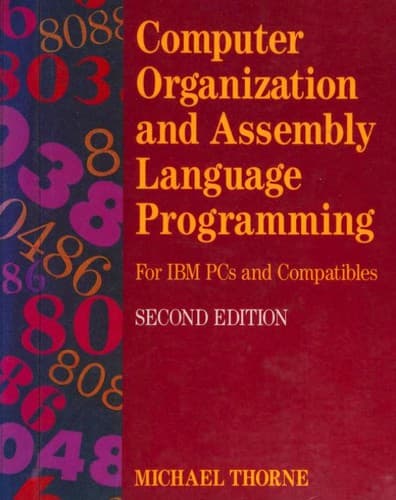 Cover image for Computer organization and assembly language programming for IBM PCs and compatibles