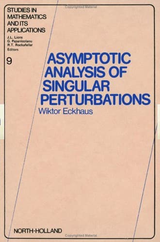 Cover image for Asymptotic analysis of singular perturbations