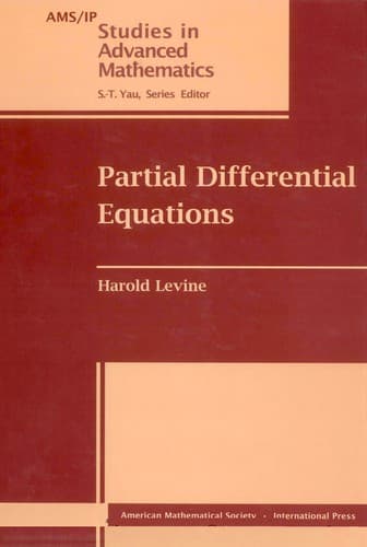 Cover image for Partial differential equations