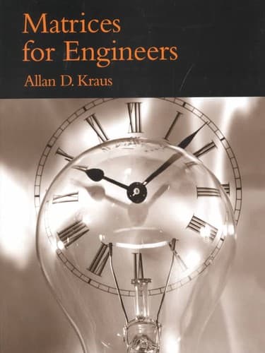 Cover image for Matrices for engineers