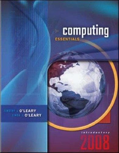 Cover image for Computing Essentials 2008 Introductory Edition (O'Leary Series)