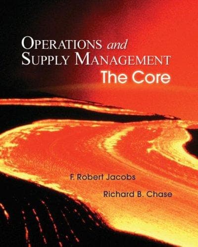 Cover image for Operations and Supply Management: The Core with Student DVD-ROM: