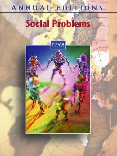 Cover image for Annual Editions: Social Problems 07/08 (Annual Editions : Social Problems)