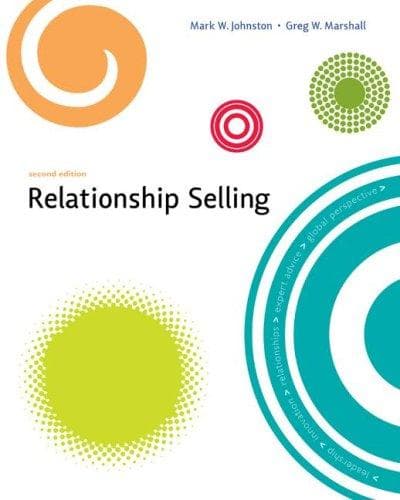 Cover image for Relationship Selling
