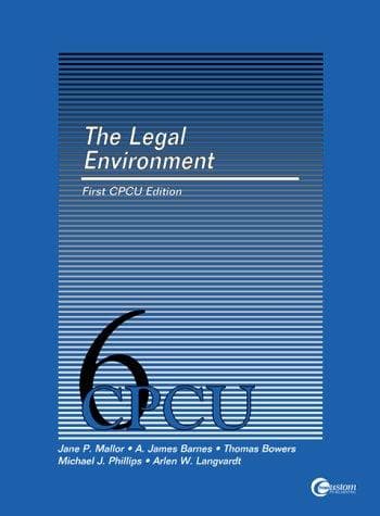 Cover image for The Legal environment