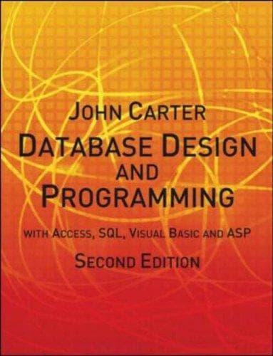 Cover image for Database Design and Programming