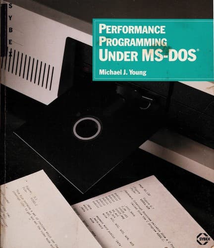 Cover image for Performance programming under MS-DOS