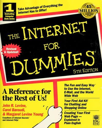 Cover image for The Internet for dummies