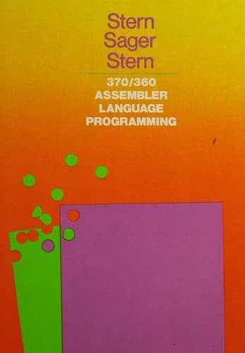 Cover image for 370/360 assembler language programming