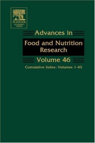 Cover image for Advances in Food and Nutrition Research, Volume 46: Cumulative Index