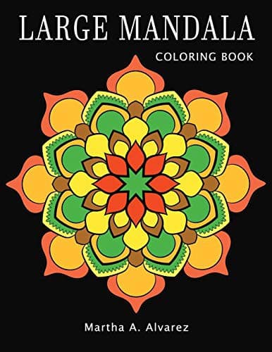 Large Mandala Coloring Book