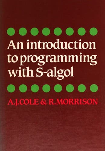 Cover image for An introduction to programming with S-algol