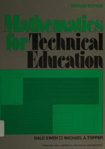 Cover image for Mathematics for technical education