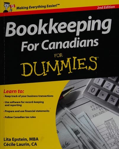 Cover image for Bookkeeping for Canadians for dummies