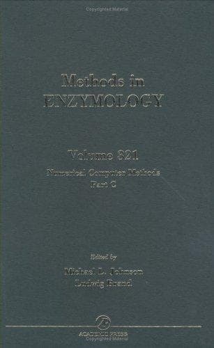 Cover image for Numerical Computer Methods, Part C (Methods in Enzymology, Volume 321) (Methods in Enzymology)