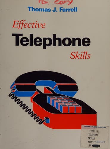 Cover image for Effective telephone skills