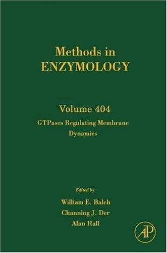 Cover image for GTPases Regulating Membrane Dynamics, Volume 404 (Methods in Enzymology)