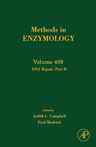 Cover image for DNA Repair, Part B, Volume 409 (Methods in Enzymology)