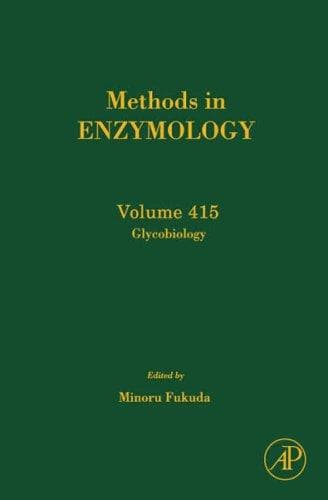 Cover image for Methods in Enzymology, Volume 415 (Glycobiology)