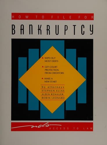 Cover image for How to file for bankruptcy
