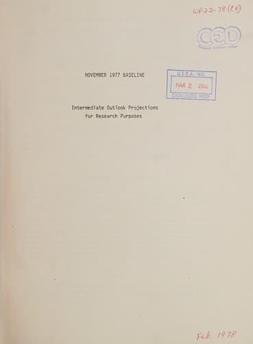 November 1977 baseline