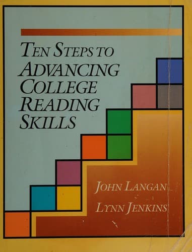 Cover image for Ten steps to advancing college reading skills