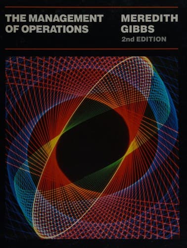 Cover image for The management of operations