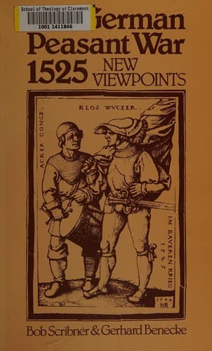 Cover image for The German Peasant War of 1525