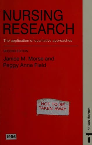 Cover image for Nursing research