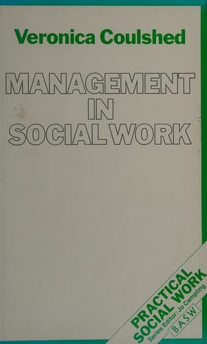 Cover image for Management in social work