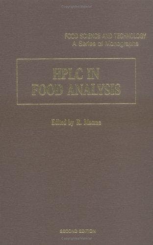 Cover image for HPLC in Food Analysis, Second Edition (Food Science and Technology)
