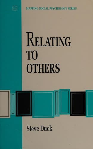Cover image for Relating to others