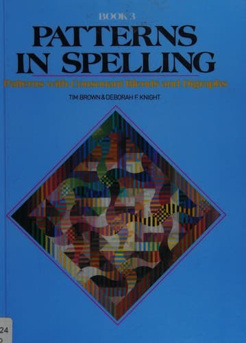 Cover image for Patterns in Spelling / Book 3 (Patterns in Spelling)