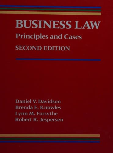 Cover image for Business law