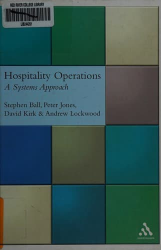 Cover image for Hospitality operations