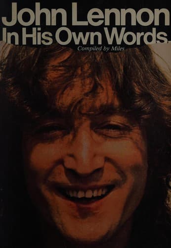 Cover image for John Lennon in his own words
