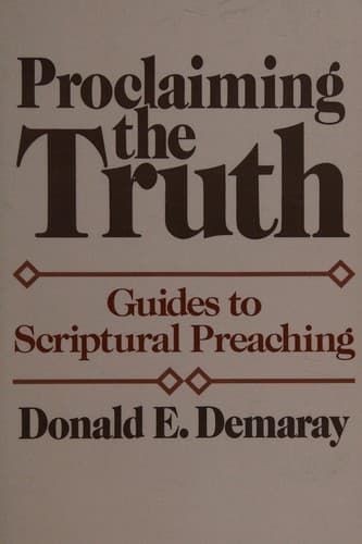 Cover image for Proclaiming the truth