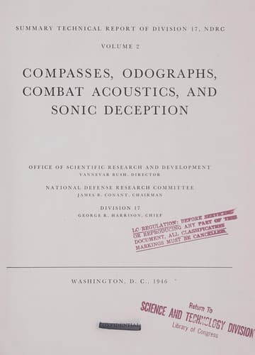 Compasses, odographs, combat acoustics, and sonic deception